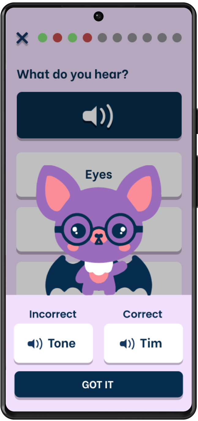 HearBat final screen 4